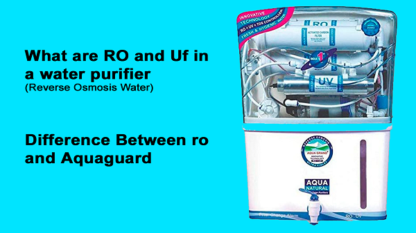 What are RO and Uf in a water purifier, Reverse Osmosis Water, Difference Between ro and Aquaguard