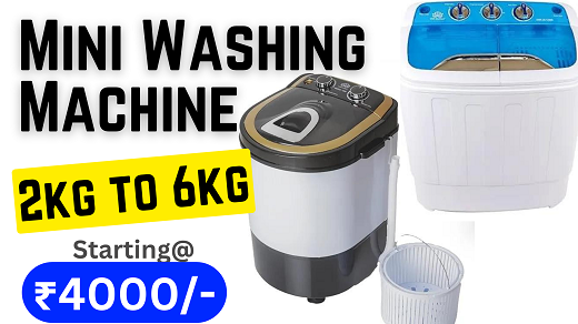 Best Portable Folding Washing Machines, Best Mini Washing Machines in India