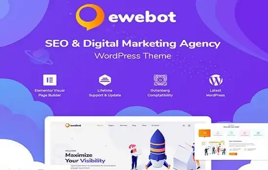 Ewebot Theme GPL – SEO Marketing & Digital Agency