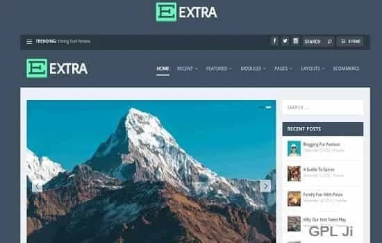 Extra Theme GPL – Divi Builder Powered Magazine, News, Blog Theme