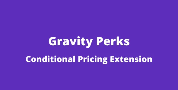 Gravity Perks Conditional Pricing GPL