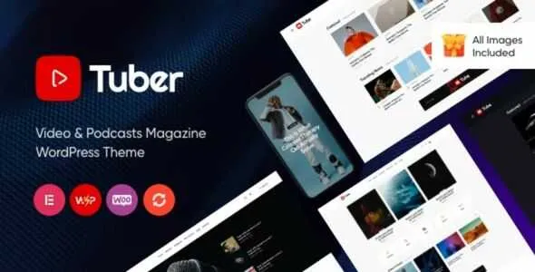 Tuber Theme GPL – Video Blog & Podcast WordPress Theme