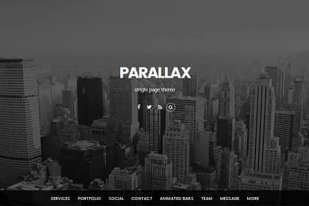 Download Parallax Premium theme